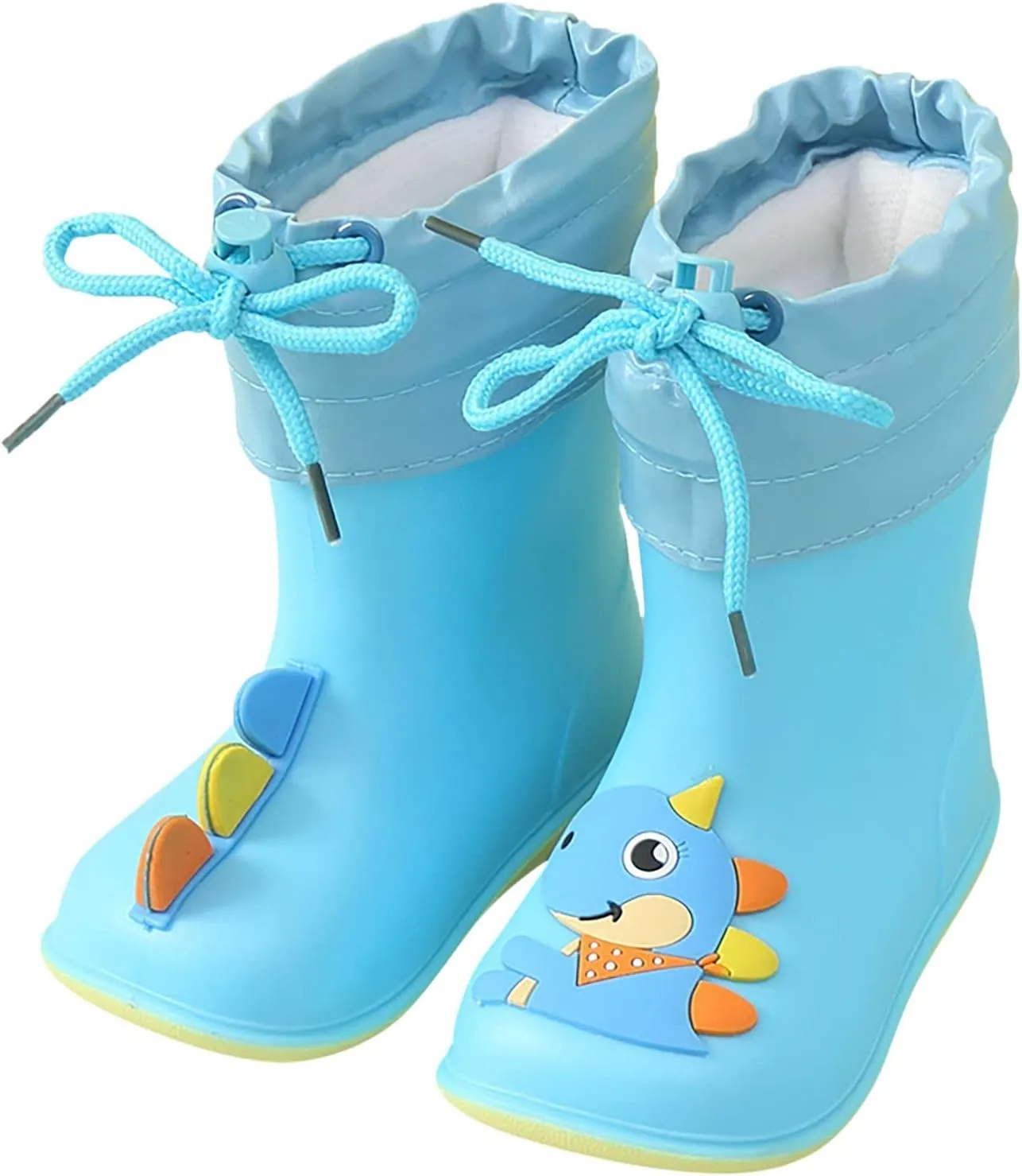 Rainboots Lightweight Mud Shoes for Water Beach Outdoor Playing Toddler Rain Boots for Girls and Boys