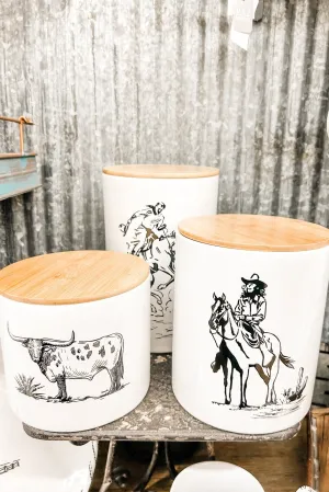 Ranch Life Canister Set - 3 PC