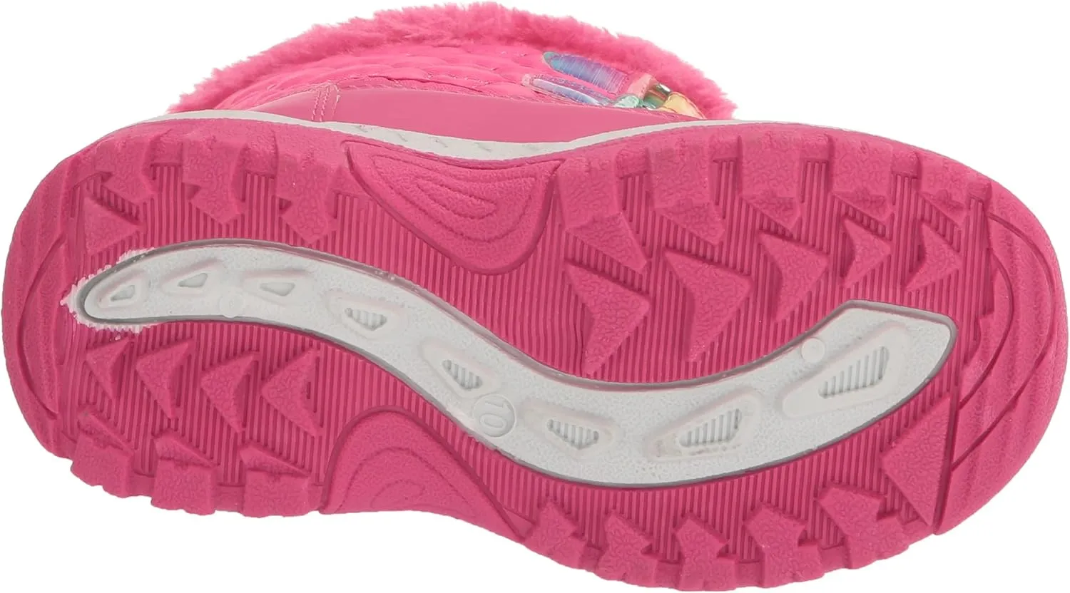 Rugged Bear Girl's Winter Water Resistant Sherpa Lined Insulated Snow Boots (Toddler/Little Kid)