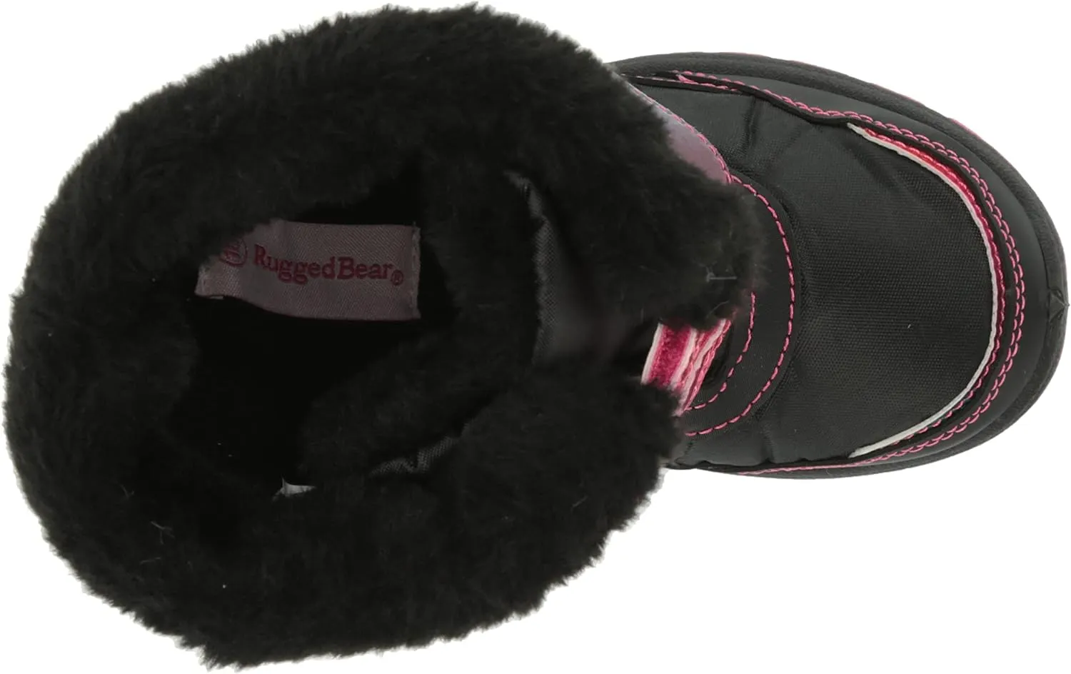 Rugged Bear Girl's Winter Water Resistant Sherpa Lined Insulated Snow Boots (Toddler/Little Kid)