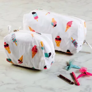 Scoops & Smiles Travel Pouch Set <br> Set of 2 (Small & Large)