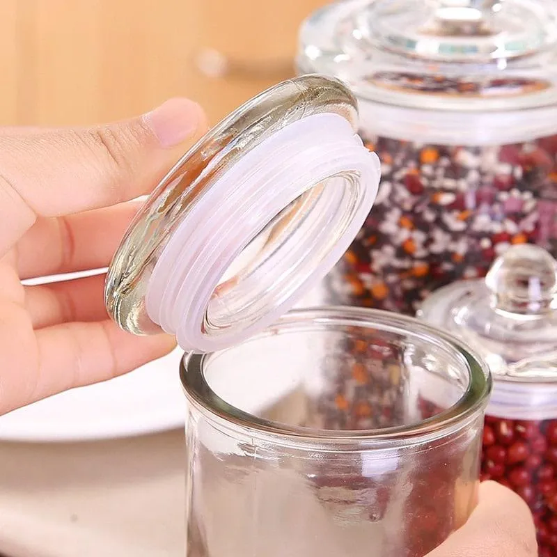 Sealed Glass Storage Jar