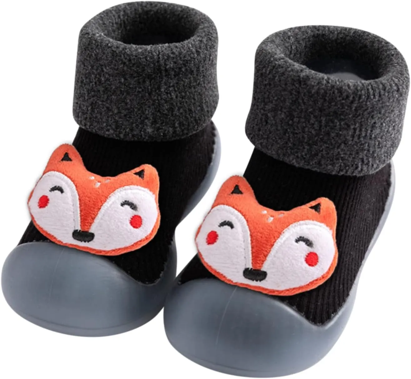 Sock Shoes Toddler Infant Cartoon Floor Slipper Soft Rubber Sole Breathable Indoor House Boys Girls Toddler Shoes
