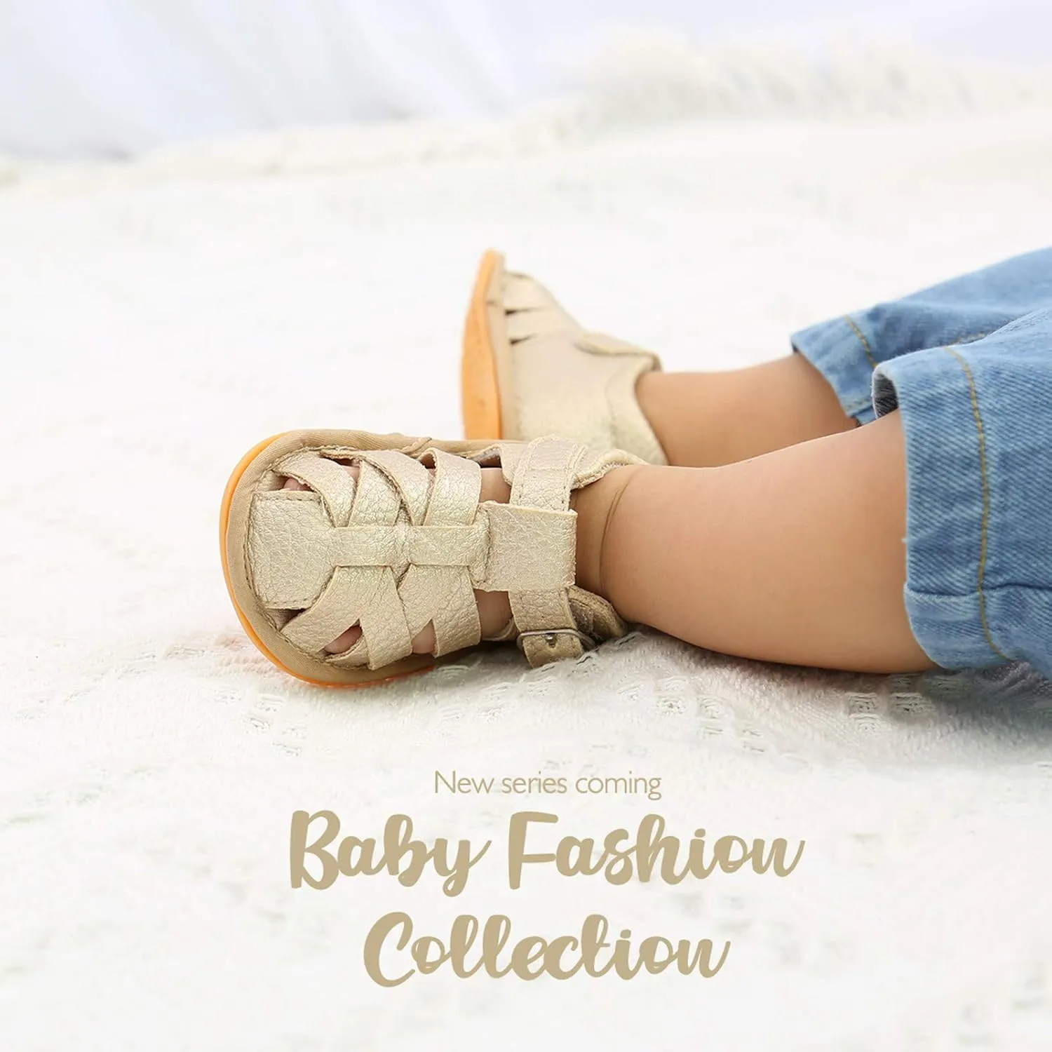 Soft Rubber Girls Flat Sandals Walking Shoes Baby Boys Non-Slip Sole Summer Baby Shoes Stand Alone Slides for Kids