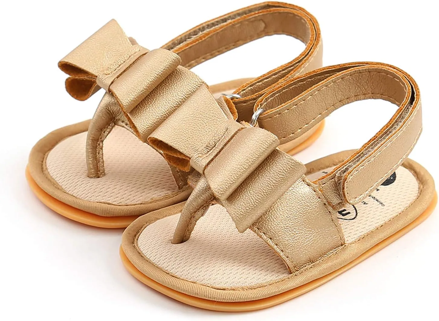 Sole Bow Sandals Shoes Rubber Non-Slip Baby Girls Summer Boys Soft Walking Flat Baby Shoes 4t Boys Sandals