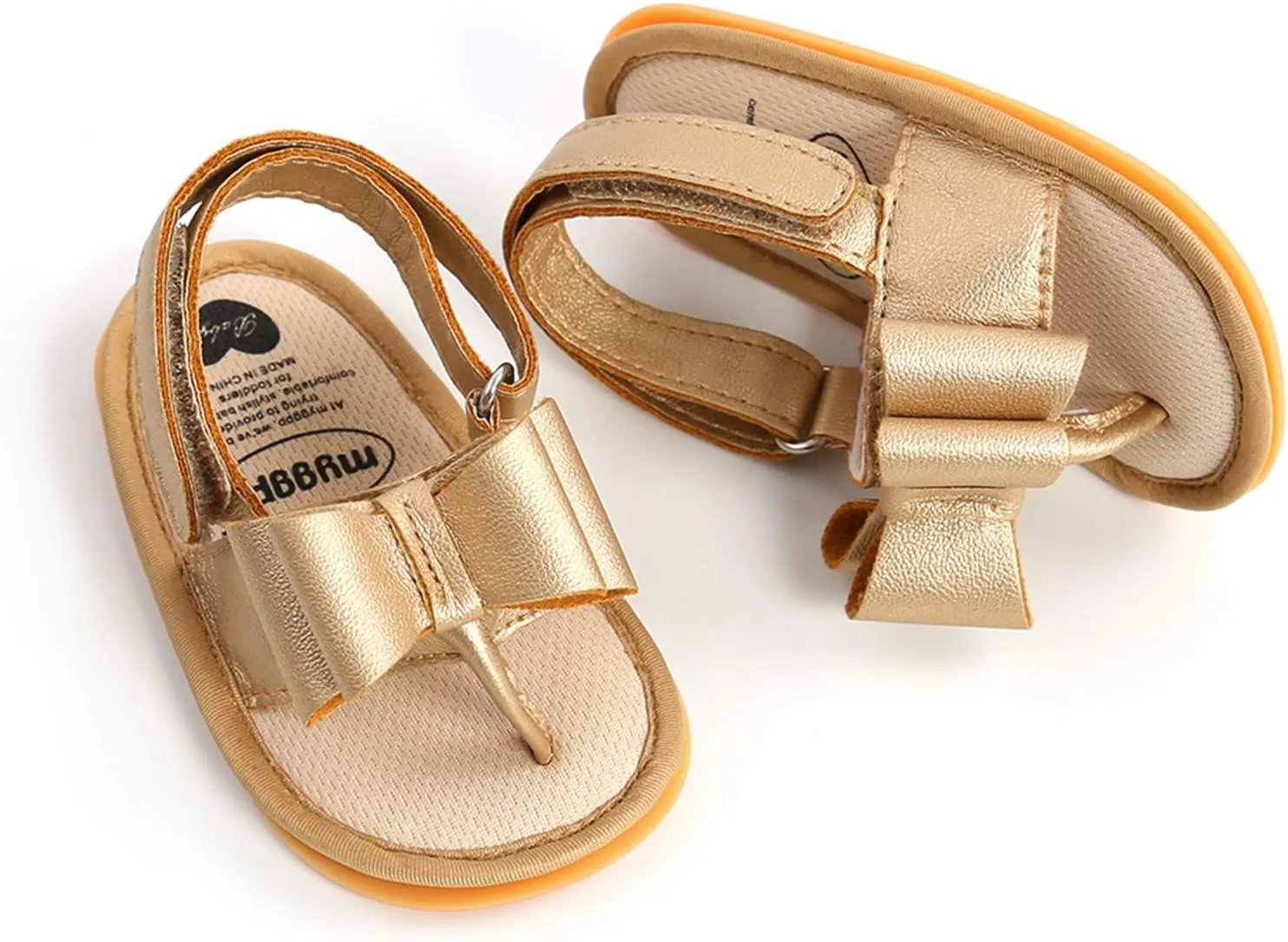 Sole Bow Sandals Shoes Rubber Non-Slip Baby Girls Summer Boys Soft Walking Flat Baby Shoes 4t Boys Sandals