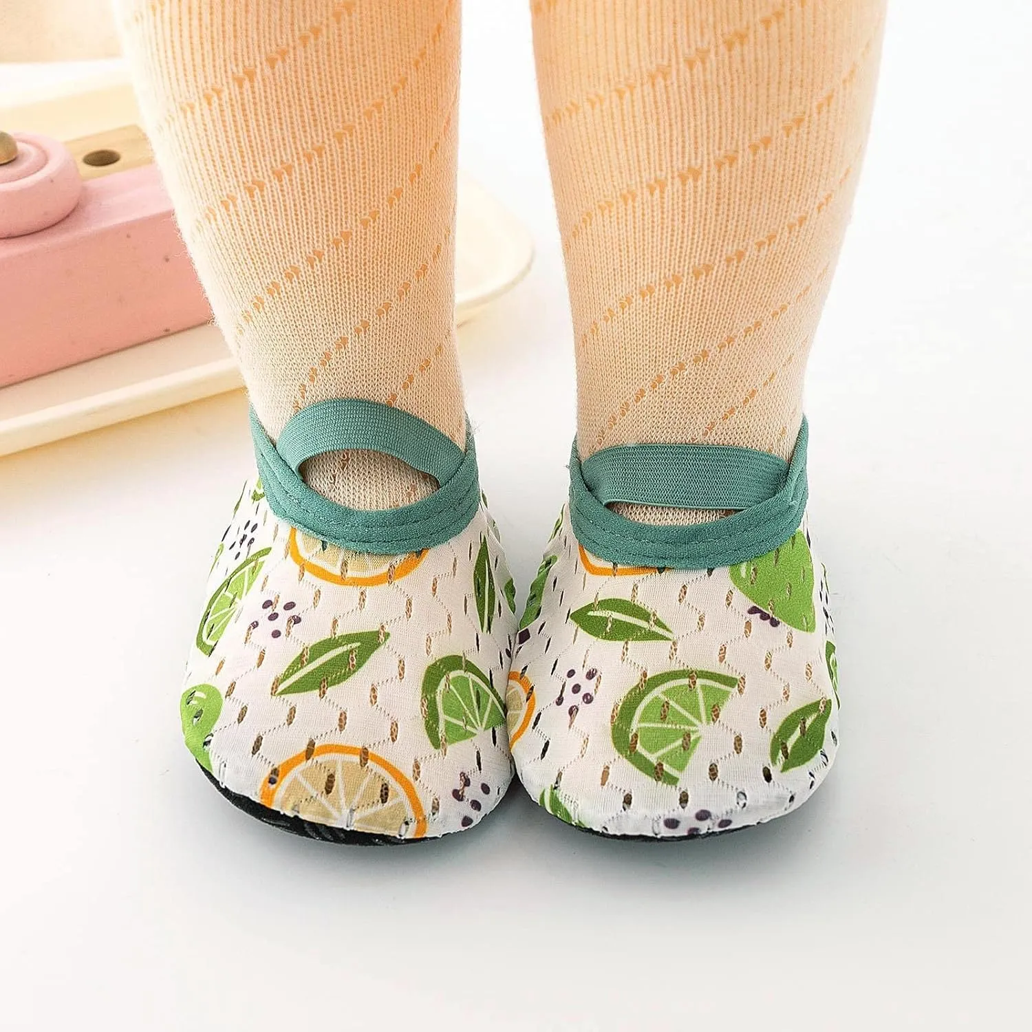 Spring and Summer Children Baby Toddler Shoes Boys and Girls Flat Bottom Lightweight Slip On Hollow Breathable Elastic Band Comfortable Shoes Kids Size 9