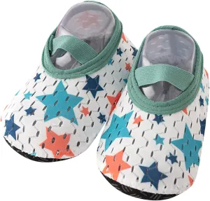 Spring and Summer Children Baby Toddler Shoes Boys and Girls Flat Bottom Lightweight Slip On Hollow Breathable Elastic Band Comfortable Shoes Kids Size 9