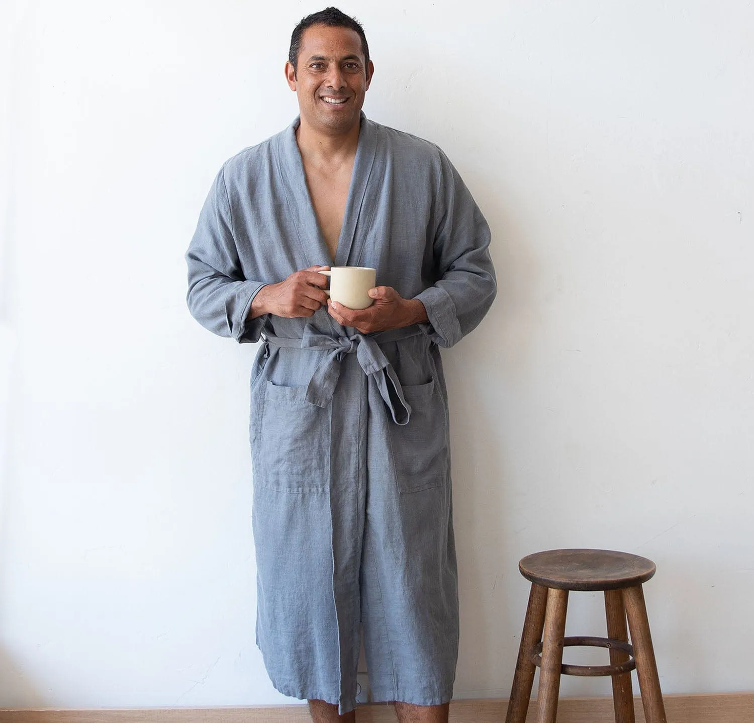 St. Barts Linen Robe