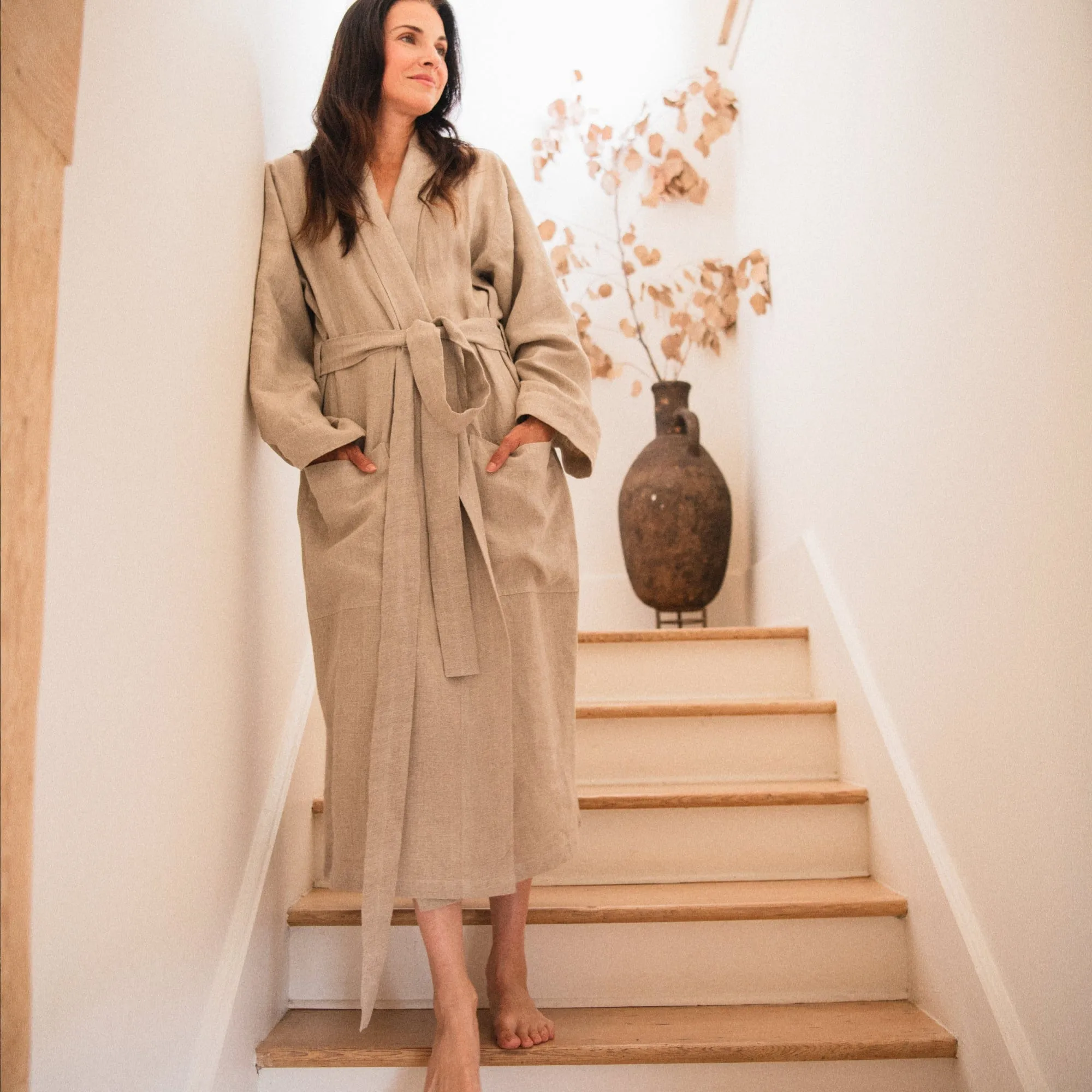 St. Barts Linen Robe