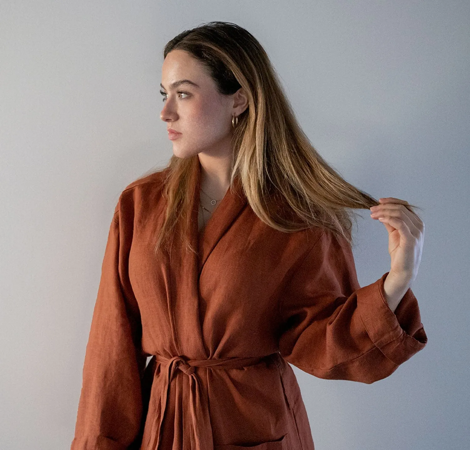 St. Barts Linen Robe