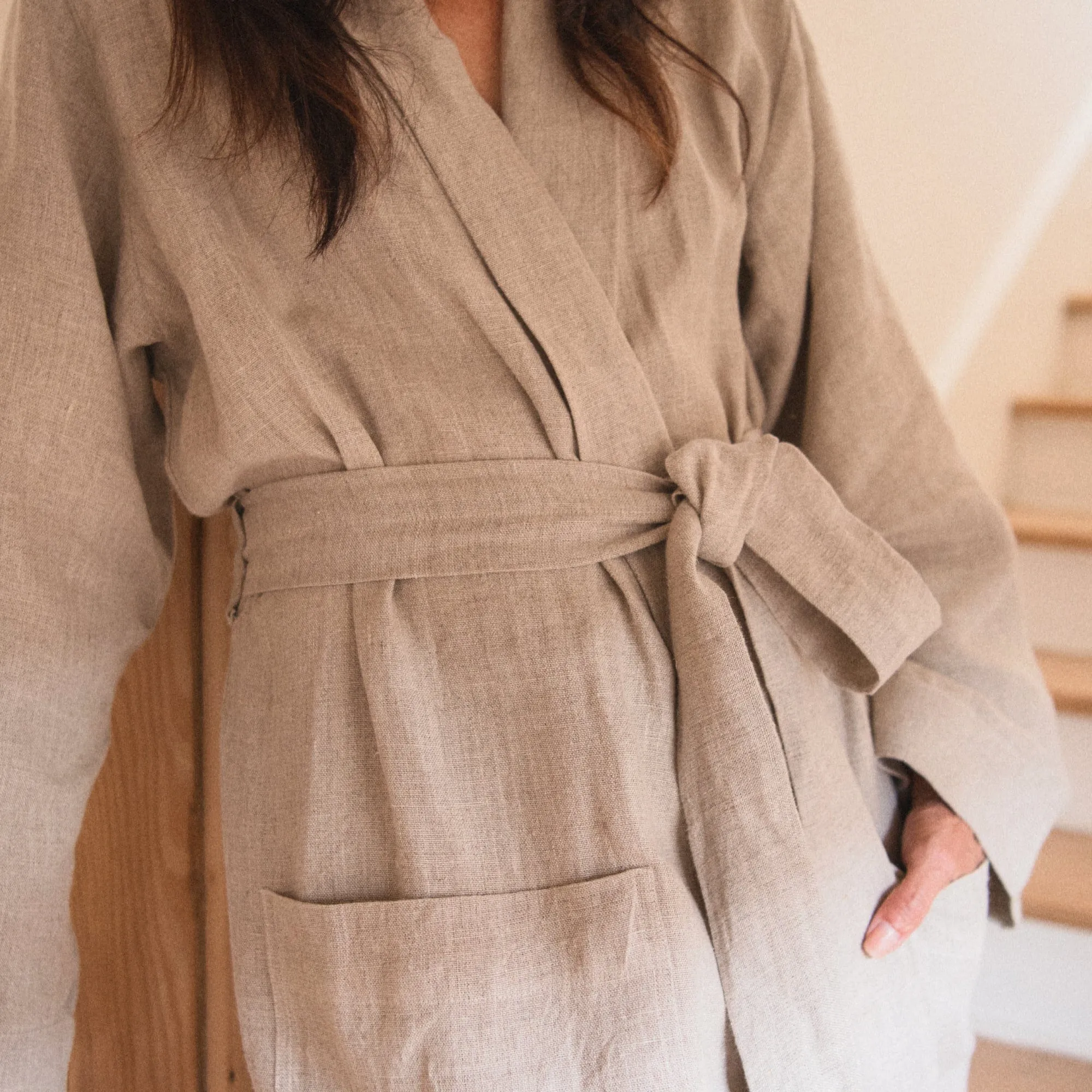 St. Barts Linen Robe