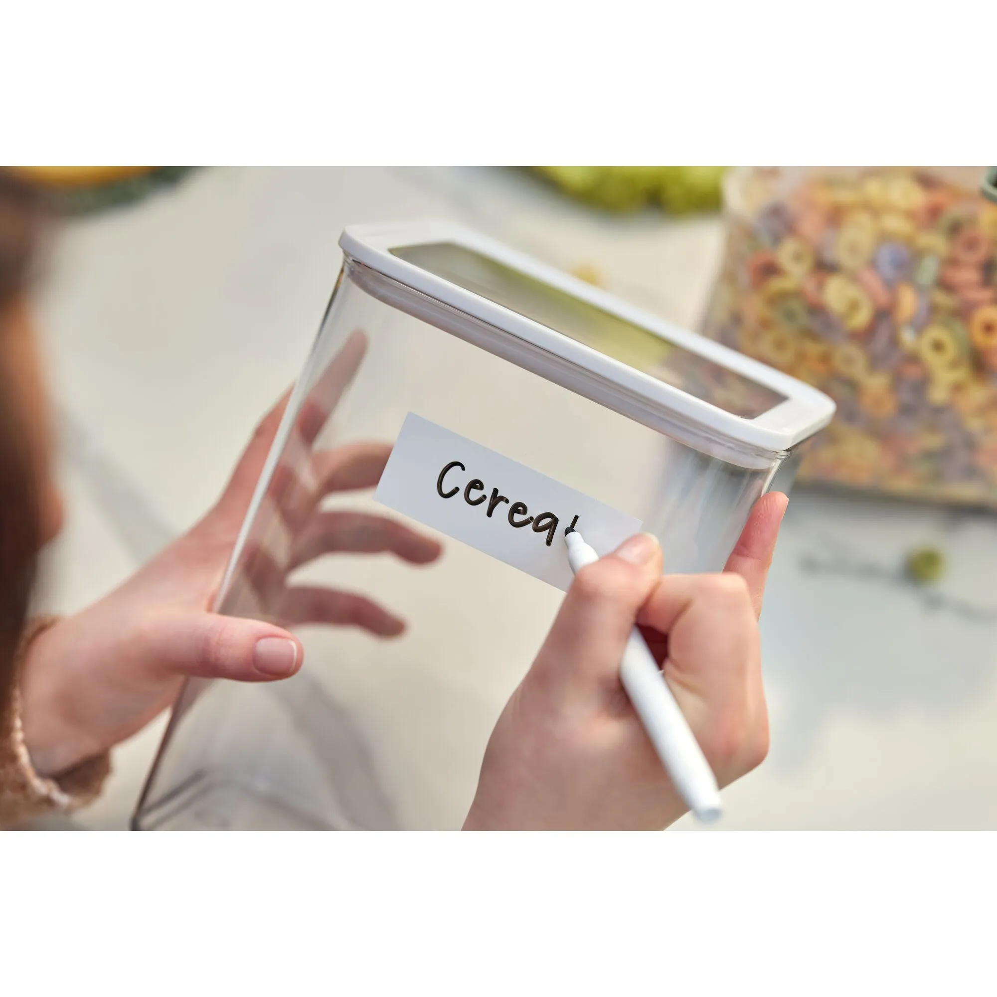 Stackable Canister made with Recycled Plastic