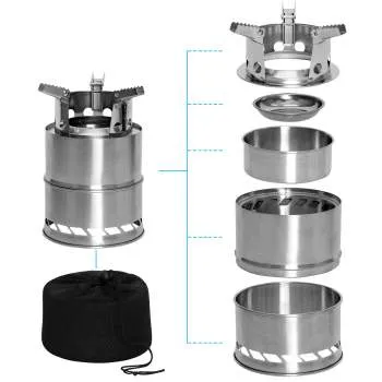 Stainless Steel Portable Camping / Backpacking Stove