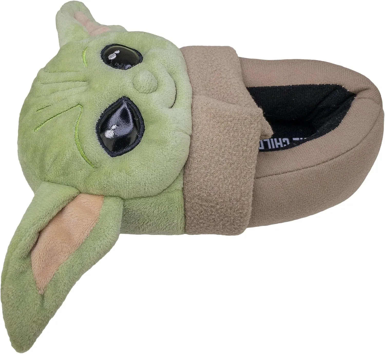 STAR WARS The Mandalorian, Grogu Baby Yoda Boys Slipper Full Body, Kids Size 11/12 to 4/5