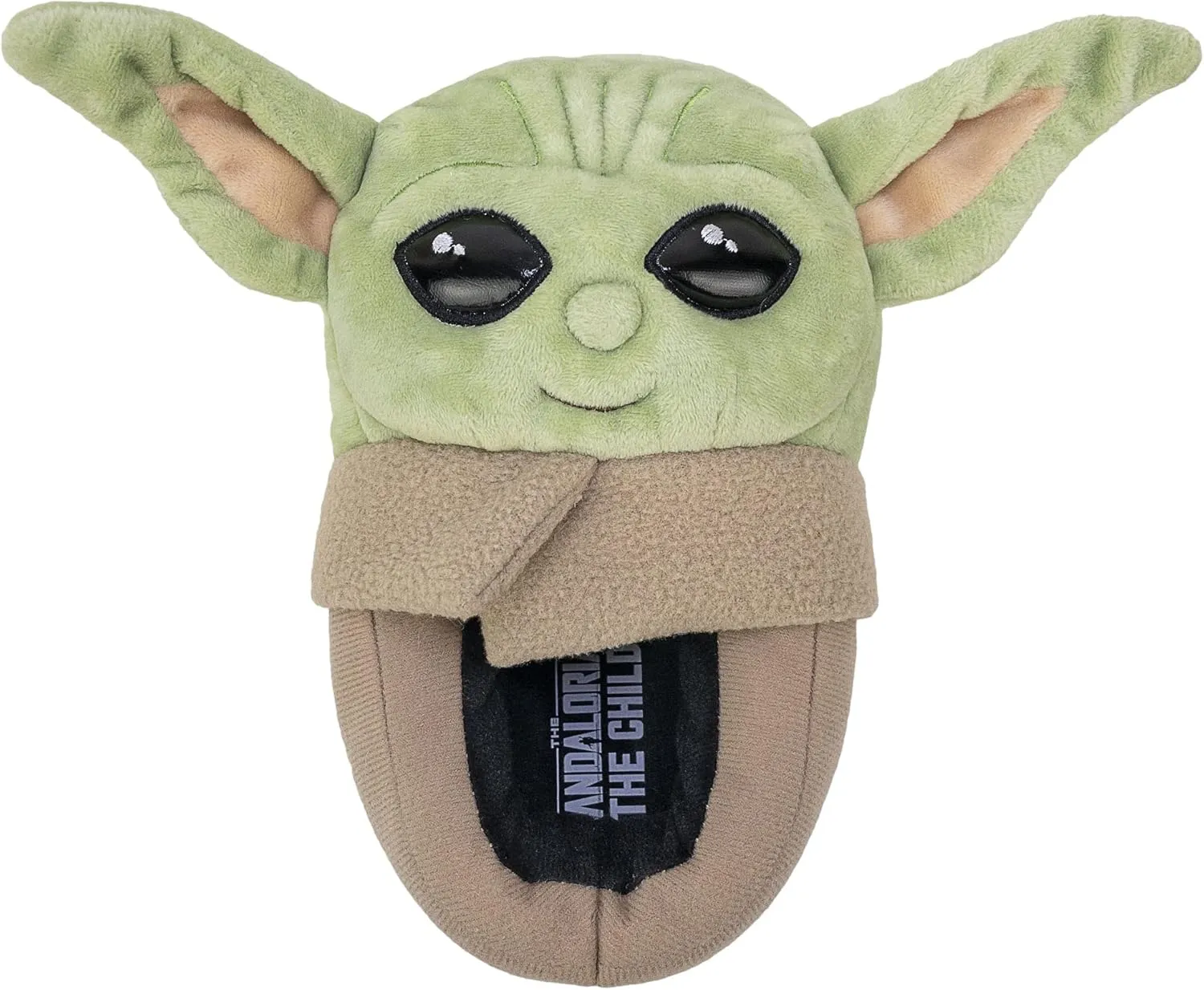 STAR WARS The Mandalorian, Grogu Baby Yoda Boys Slipper Full Body, Kids Size 11/12 to 4/5