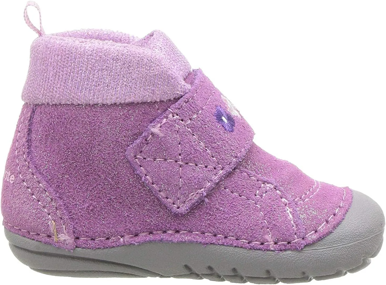 Stride Rite Baby-Girl's Sophie Adjustable Suede Boot Ankle