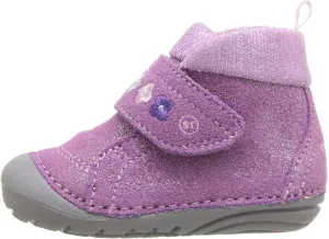 Stride Rite Baby-Girl's Sophie Adjustable Suede Boot Ankle