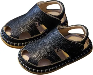 Summer Baby Sandals 0 3 Years Old Boy Toddler Shoes Soft Sole Baby Girl Leather Size 6 Wide Toddler Shoes Girls