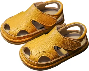 Summer Baby Sandals 0 3 Years Old Boy Toddler Shoes Soft Sole Baby Girl Leather Size 6 Wide Toddler Shoes Girls