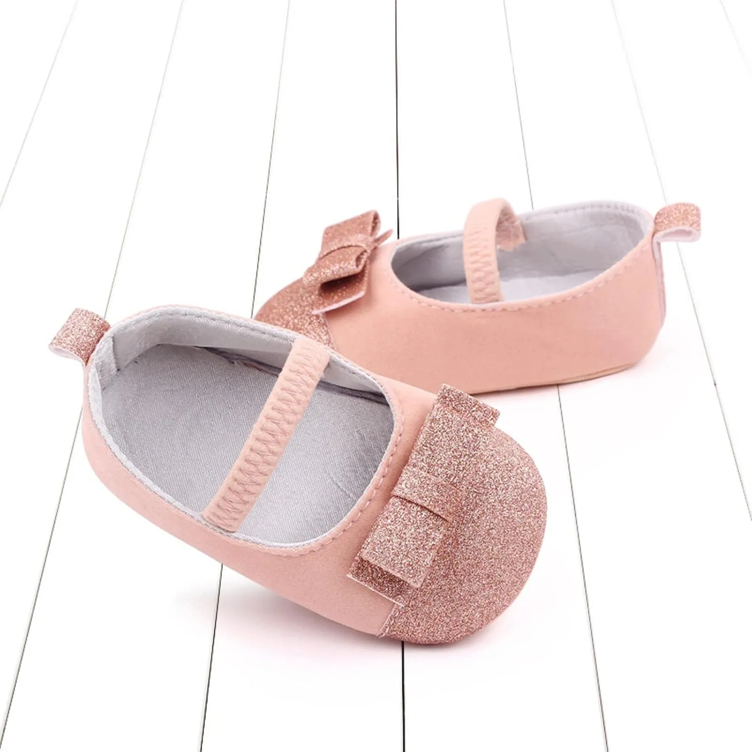 Summer Kids Infant Toddler Shoes Girls Casual Shoes Flat Lightweight Elastic Band Slip On Sequin Upper 12 Month Shoes