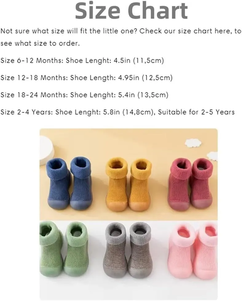 Tiny Explorings Babies Tiny Explorings Sock Shoes Winter Edition