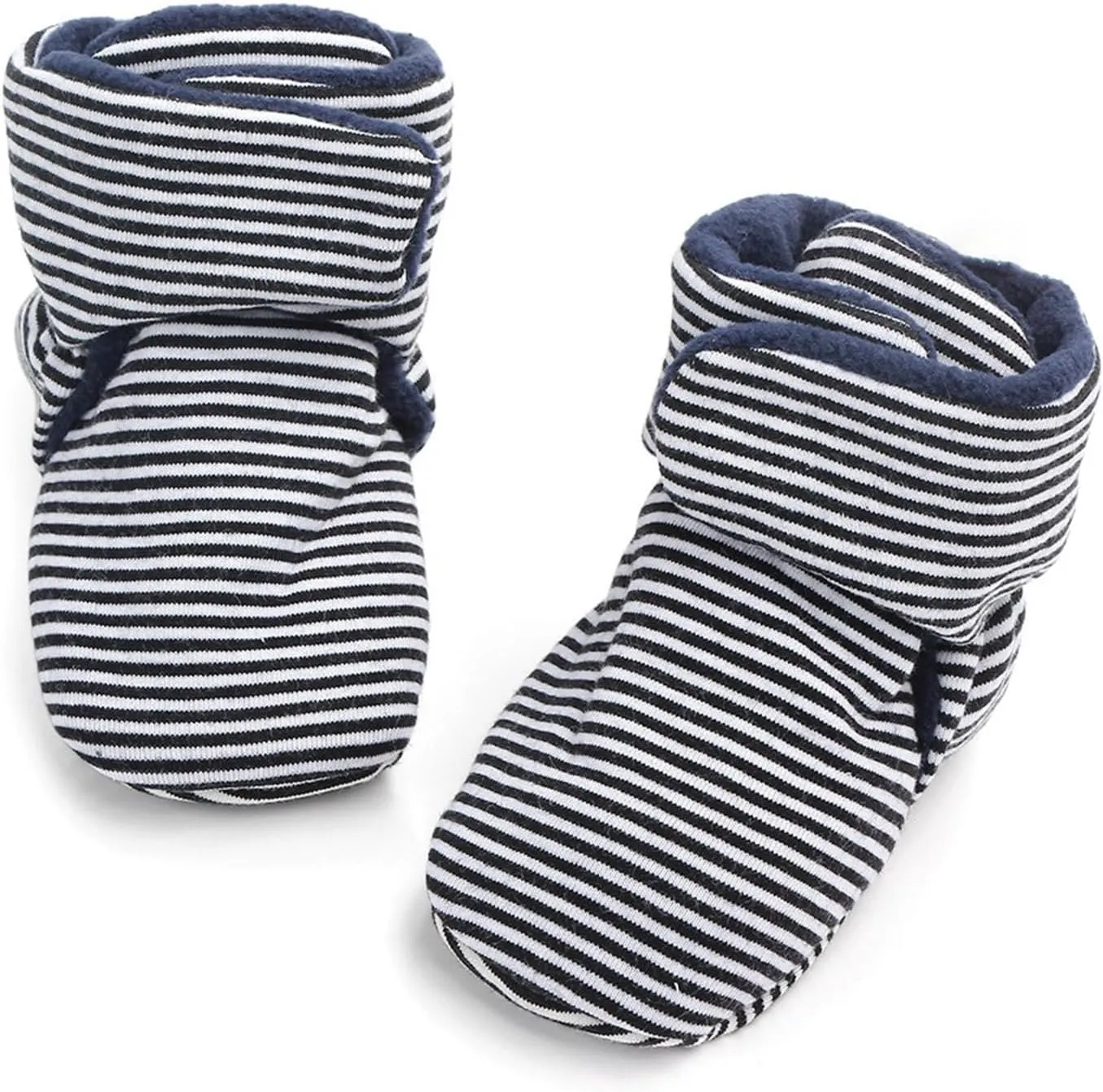 Toddler Baby Shoes Socks Solid Color Patchwork Knitted Plush Baby Socks Shoes for 0 to 12Months Shoes Boys Wide