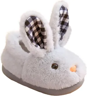 Toddler Bunny Slippers for Girls Boys Warm House Shoes for Kids Winter Home Slippers Indoor Non Slip Baby Slippers