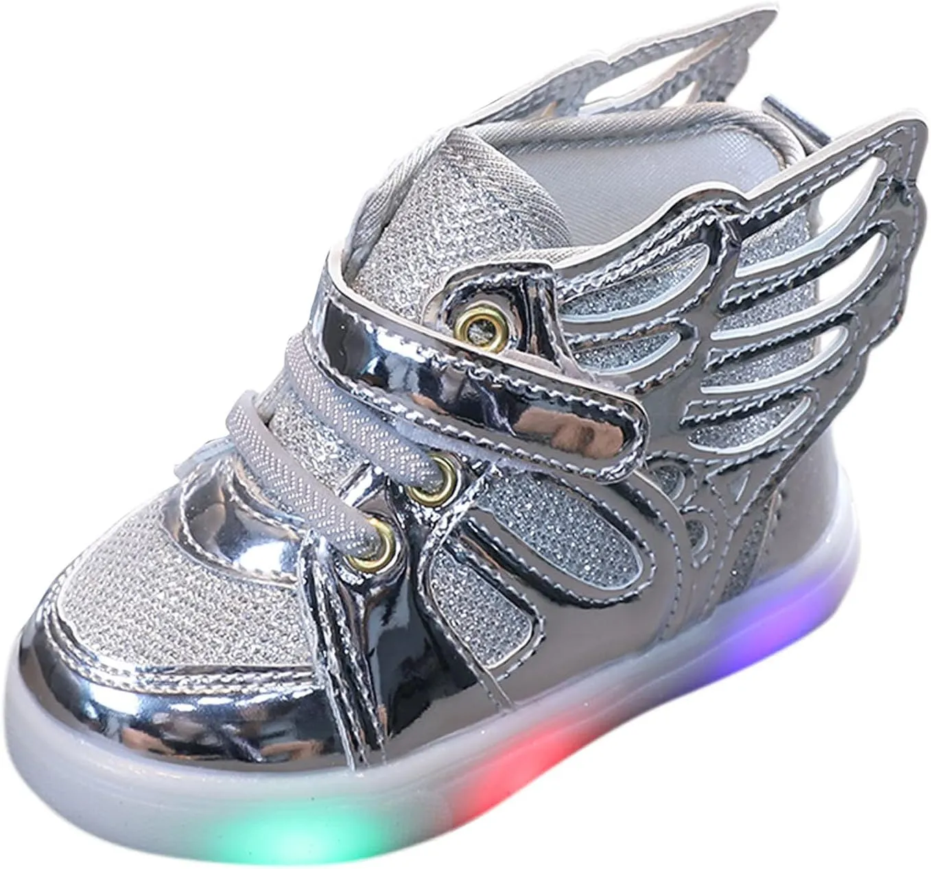 Toddler Girl Shoes, Kids Boys Girls Fashion LED Lights UP Sneaker Soft Sole Non Slip Sports Shoes Toddler Shoes