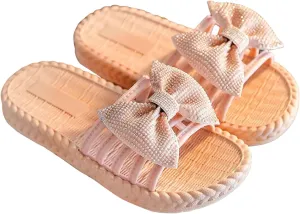 Toddler Kids Infant Girls Soild Bowknot Princress Shoes Soft Sole Non Slip First Walkers Size 3 Sandals for Girls