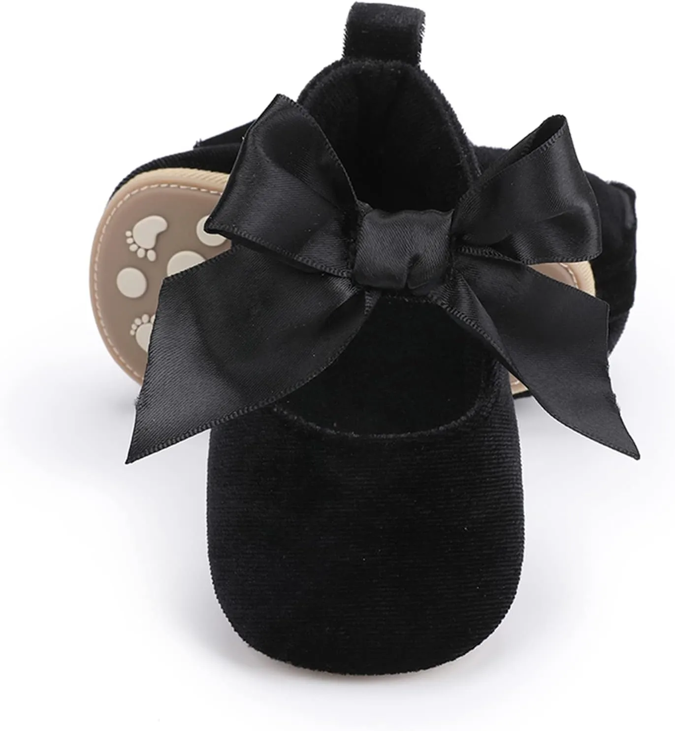 Toddler Kids Infant Girls Soild Bowknot Princress Shoes Soft Sole The Floor Barefoot Non Slip 5 Toddler Boy Shoe
