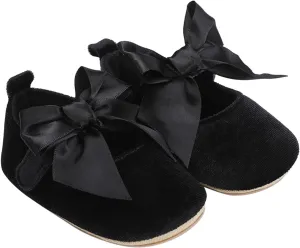 Toddler Kids Infant Girls Soild Bowknot Princress Shoes Soft Sole The Floor Barefoot Non Slip 5 Toddler Boy Shoe