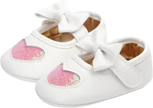 Toddler Shoes Four Color Baby Princess Shoes Baby Shoes Indoor Love Baby Shoes White Shoes Toddler Girl Shoes Size 12