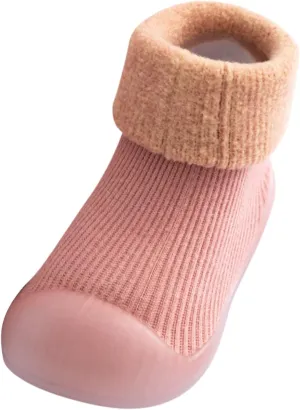 Toddler Size 9 Sandal Girls Socks Slipper Soft Baby Boys Rubber Shoes Sole Solid Toddler Boy Slippers Size 6