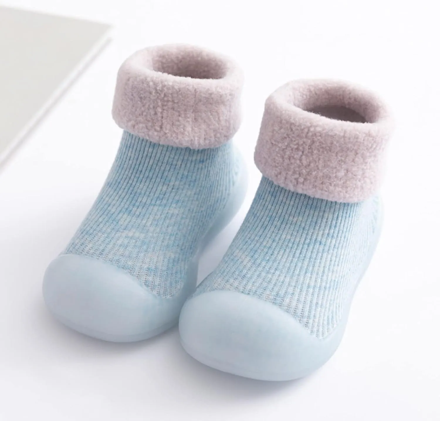 Toddler Size 9 Sandal Girls Socks Slipper Soft Baby Boys Rubber Shoes Sole Solid Toddler Boy Slippers Size 6