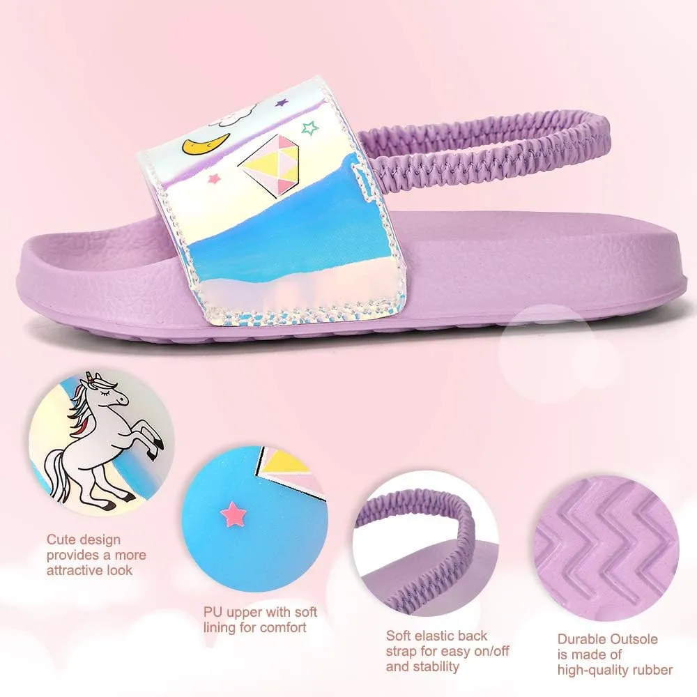 tombik Toddler Boys & Girls Beach/Pool Slides Sandals | Kids Water Shoes