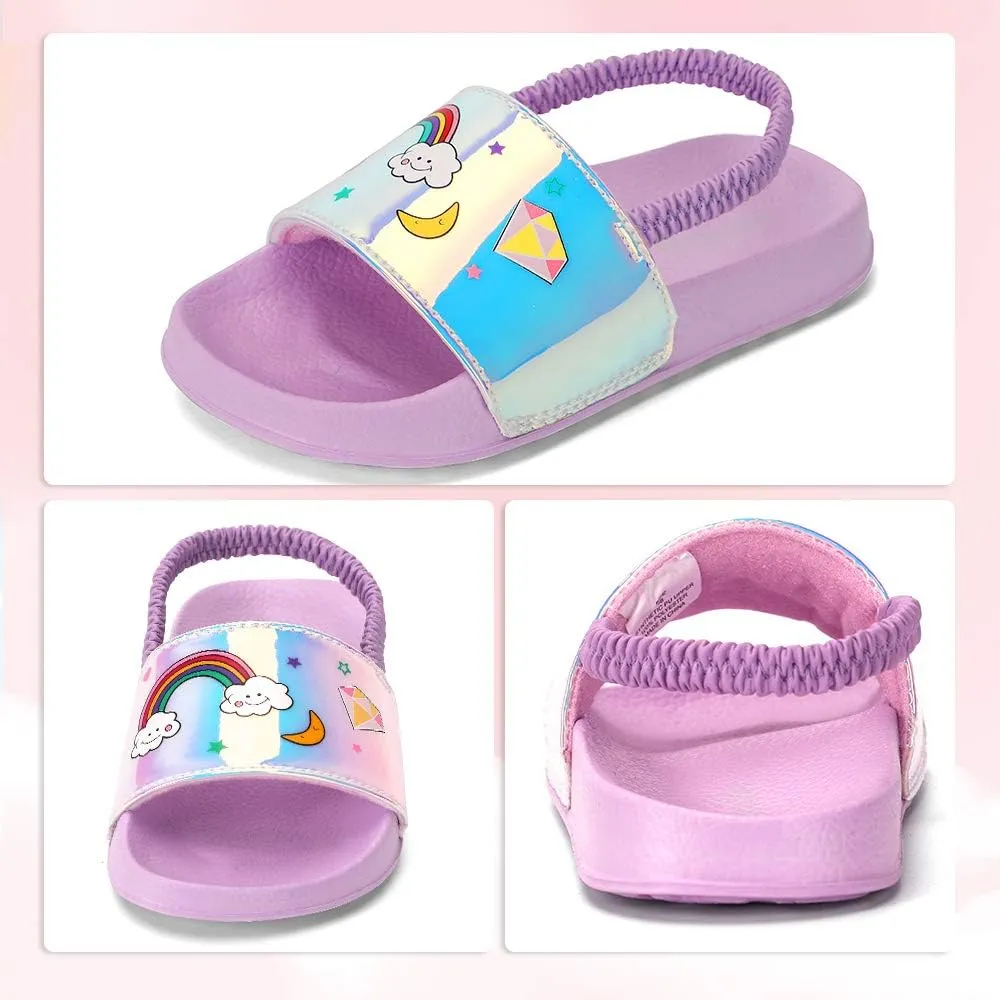 tombik Toddler Boys & Girls Beach/Pool Slides Sandals | Kids Water Shoes