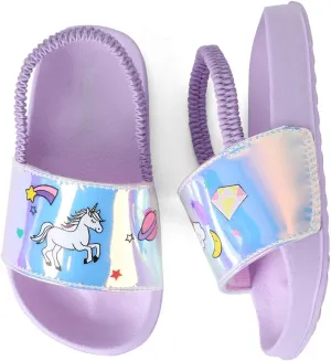 tombik Toddler Boys & Girls Beach/Pool Slides Sandals | Kids Water Shoes