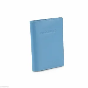 Trenz leather passport cover  #TW04 Blue