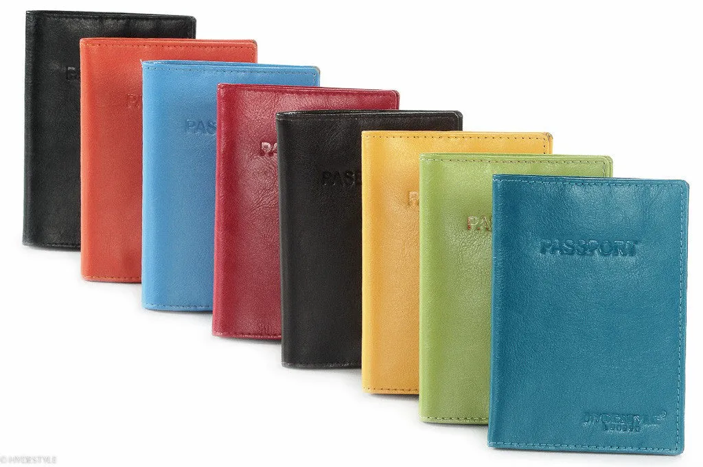 Trenz leather passport cover  #TW04 Brown