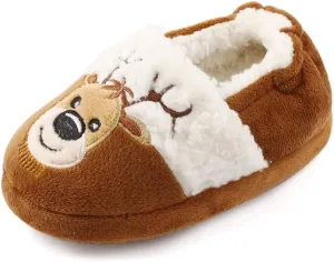 Winter Slippers For Girls Cartoon Animal Slippers Toddler Warm Plush House Shoes Little Kids Home Slippers